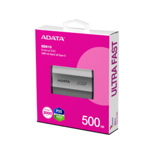 Dysk SSD Adata SD810 External 500GB USB3.2 srebrny