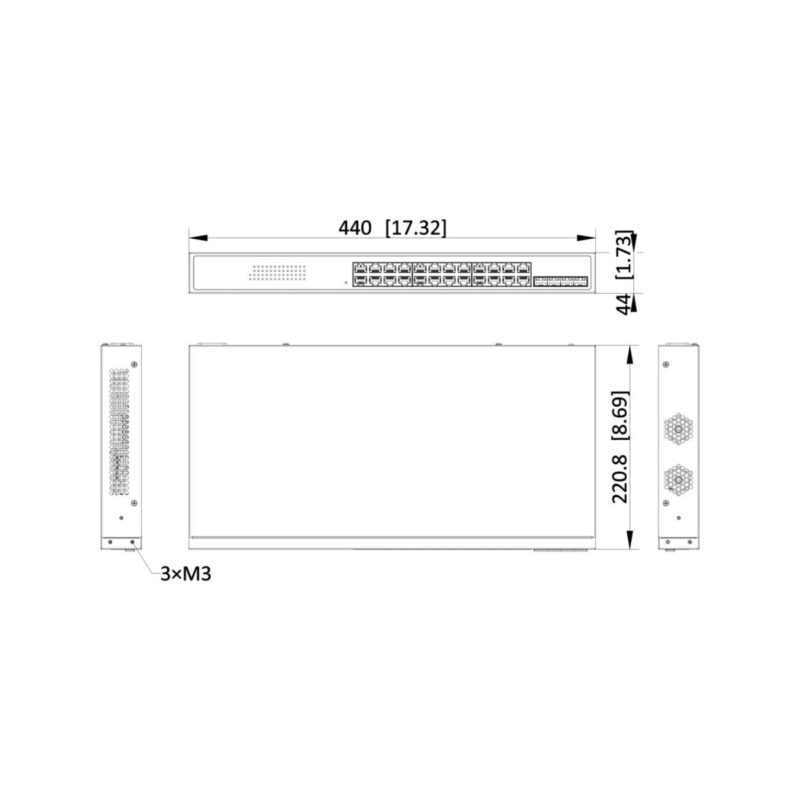 Hikvision DS-3E1528P-SI-24P4F