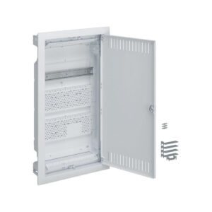 Rozdzielnica HAGER multimedialna podtynkowa 3-rzędowa, 2x płyta, szyna TH VOLTA VU36NWB