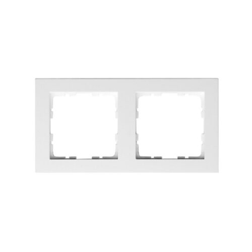 GVS Ramka 2-polowa biały błysz. System 55 do sensorów KNX