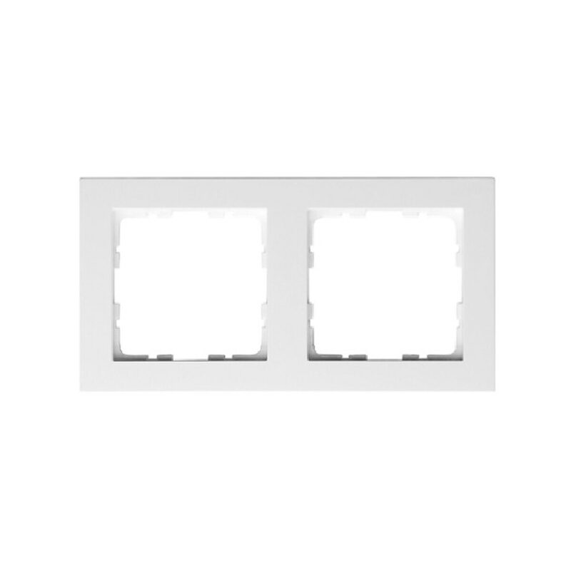 GVS Ramka 2-polowa biały błysz. System 55 do sensorów KNX