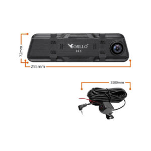 Kamera Samochodowa Przód Tył ORLLO Autoplay PRO 4K GPS WiFi