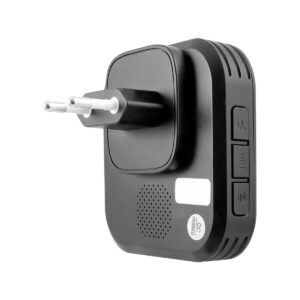 DZWONEK BEZPRZEWODOWY ''EURA'' WDP-84H2 ''BLUES'' bezbateryjny CZARNY