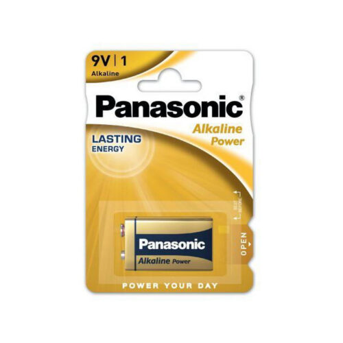 Bateria 6LR61 PANASONIC 9V Alcaline (blister 1 szt.)