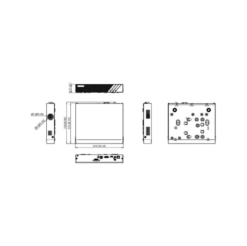 Rejestrator IP Hikvision DS-7604NI-Q1(E)(STD)/PL