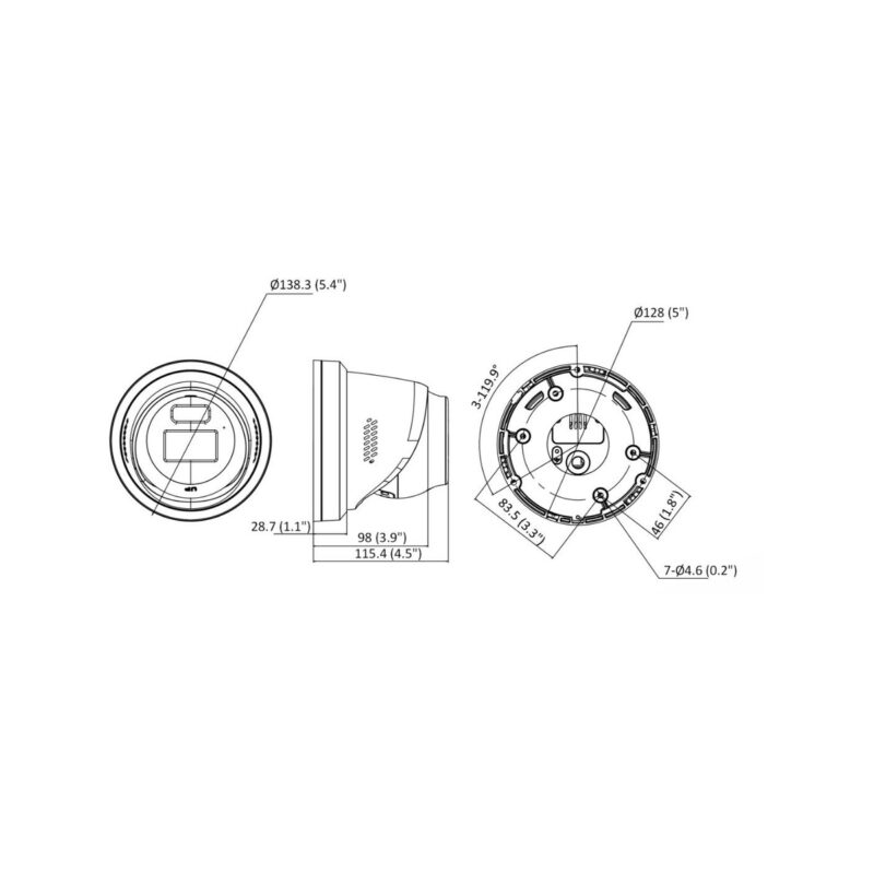 Kamera IP Hikvision DS-2CD2367G3-LIS2UY/SRB(2.8mm)