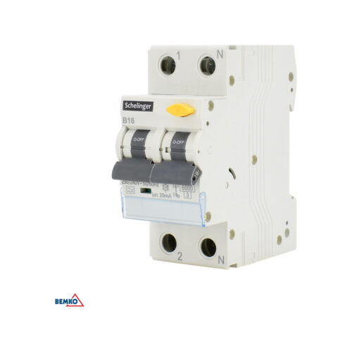 Wyłącznik RCBO 2P C 25A 30mA TYP AC SCHELINGER