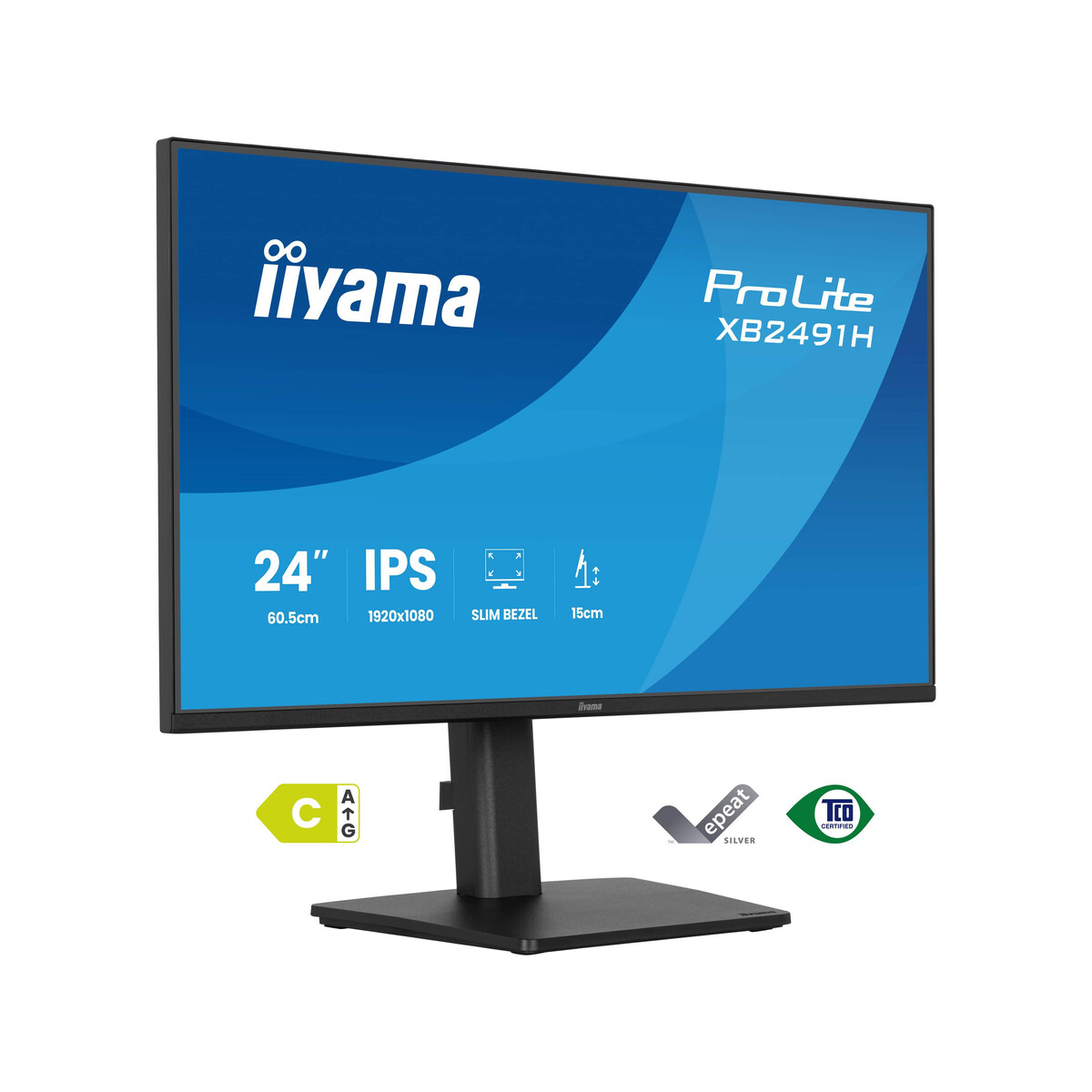 Monitor LED IIYAMA XB2491H-B1 HDMI DisplayPort IPS 120HZ 1ms HAS PIVOT