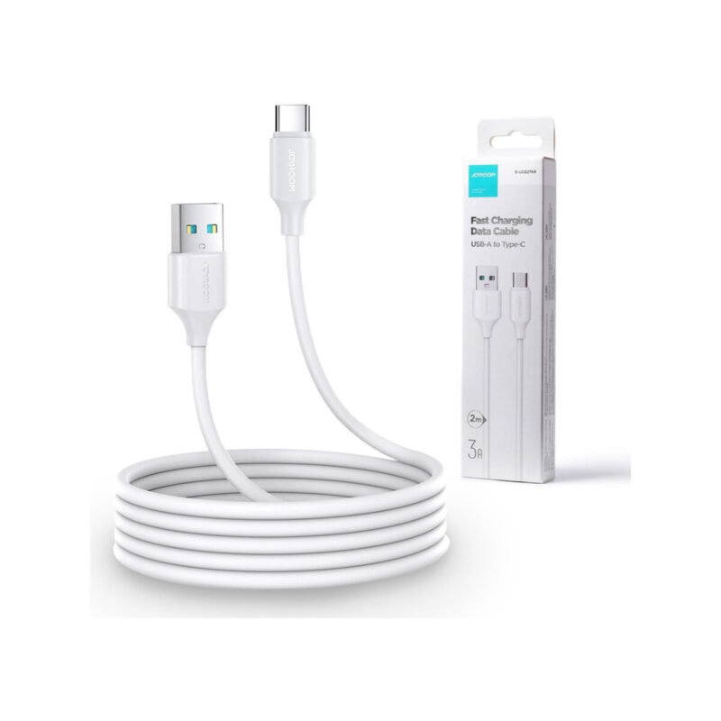 Kabel USB-A / USB-C Joyroom S-UC027A9 200cm 3A w oplocie biały