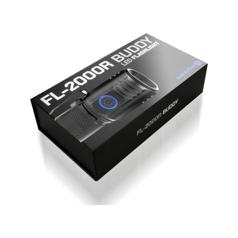 Latarka ręczna 20W LED everActive FL-2000R Buddy 2000 lumenów IPX4