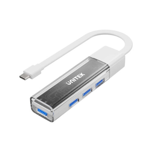 Unitek Hub dwukierunkowy USB C/USB A 5Gbps biały