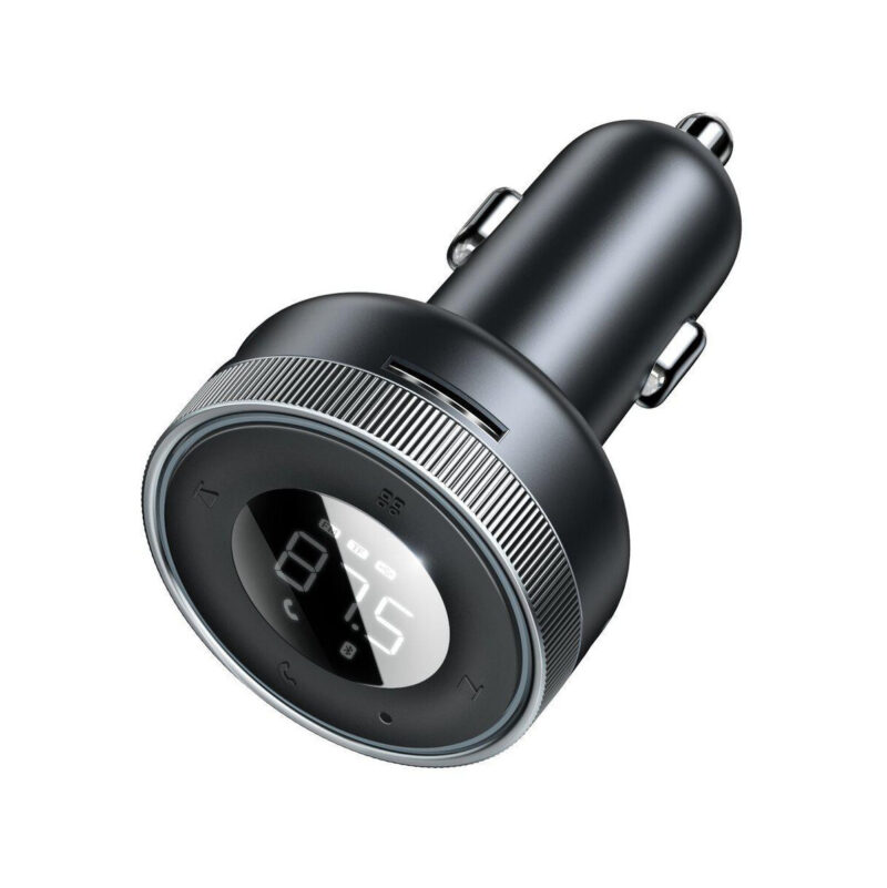 TRANSMITER FM ŁADOWARKA SAMOCHODOWA Baseus Enjoy CCLH-01 3.4A 2x USB-A JACK 3.5MM BT 5.0