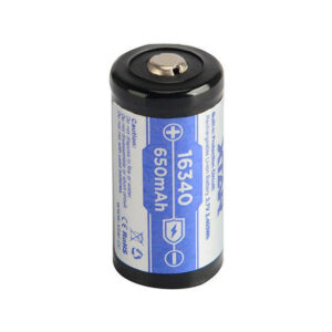 Akumulatorek 16340 / R-CR123 3,7V Xtar 650mAh (1 szt.) z zabezpieczeniem