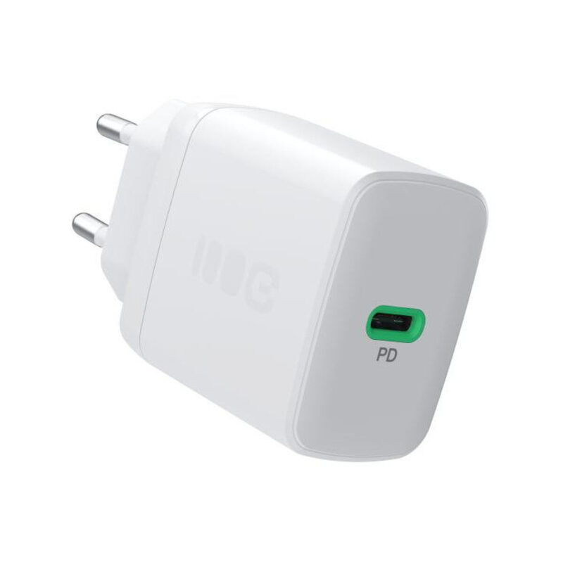 ŁADOWARKA SIECIOWA Greencell PowerSource Solo30 30W 1xUSB-C PD 3.0 QC 4.0+ biała