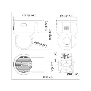 KAMERA IP PTZ HIKVISION DS-2DE3A400BW-DE/W(F1)(T5) PL