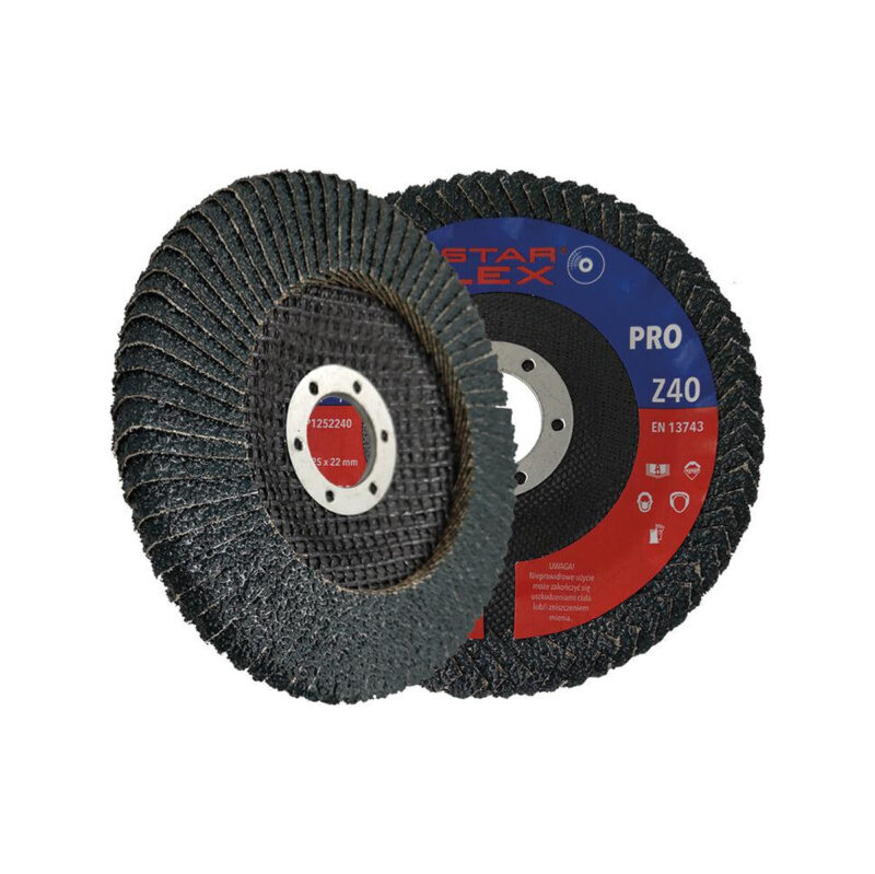 Tarcza listkowa pachwinowa Star Flex 125-22 gran 40 TLP1252240