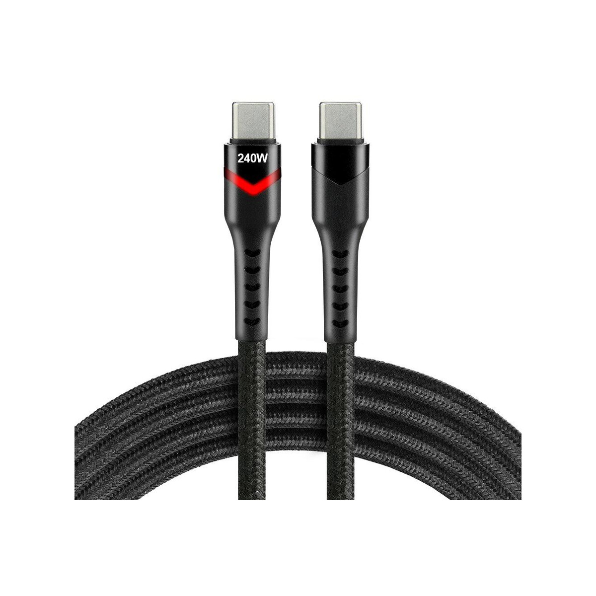 KABEL USB-C / USB-C LED RGB everActive CBB-1PDRS 100cm 48V 5A 240W
