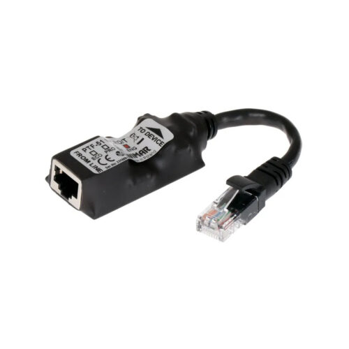 Miniaturowy ogranicznik przepięć do ochrony sieci LAN, PTF-51-ENG/PoE/Micro/T w osłonie termokurczli