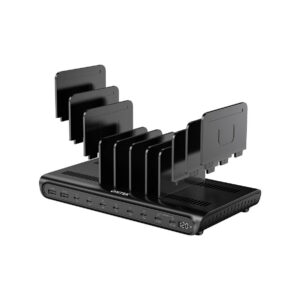 Unitek 10-portowa stacja ładowania 2 x USB-A 15W, 8 x USB-C PD 65W, 120W