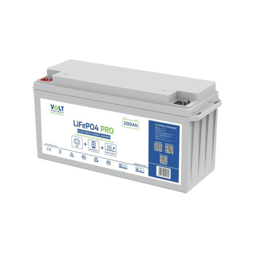 Akumulator Volt Polska LiFePO4 12,8V 200 Ah (200A) + BMS + BLUETOOTH + MATA
