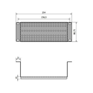 32e2d7829e3f101853dbe38050d24f76_original Adapter montażowy RACK 10" 2U z otworowaniem cofnięty ATTE ADD-RACK10-2U2