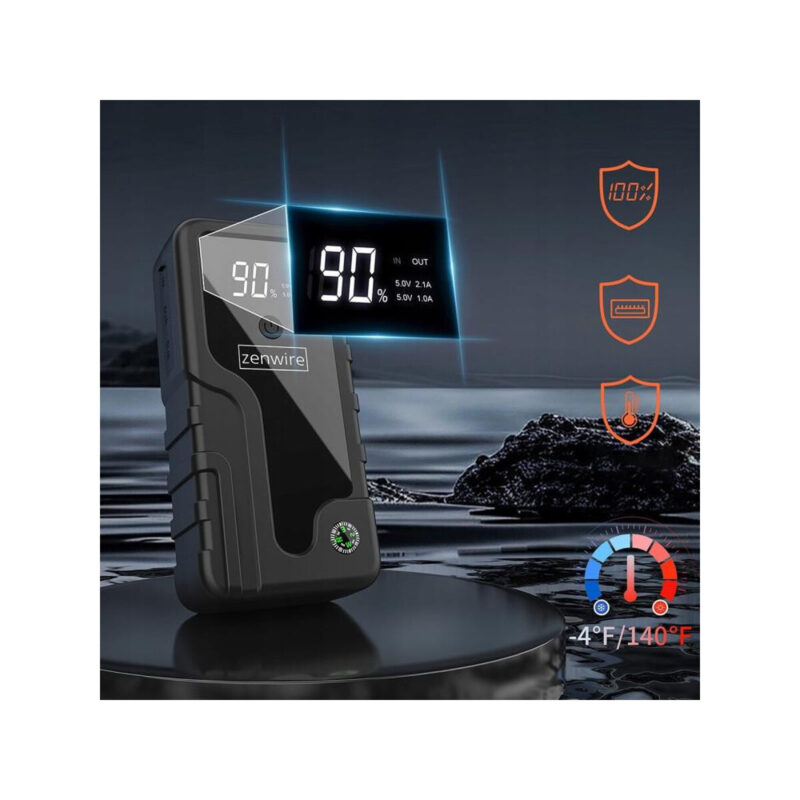 Booster Jump Starter 6400 mAh Powerbank Samochodowy Zenwire CY16