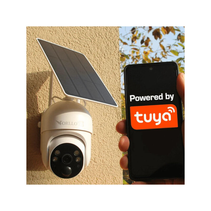 Kamera IP bezprzewodowa 4G LTE obrotowa z panelem solarnym Orllo TZ1 PRO