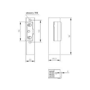 ZACZEP ELEKTRA R3 Z PAM. BEZ BLOK. LEWY