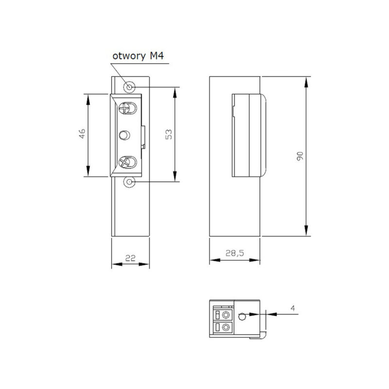 ZACZEP ELEKTRA R3 Z PAM. BEZ BLOK. LEWY