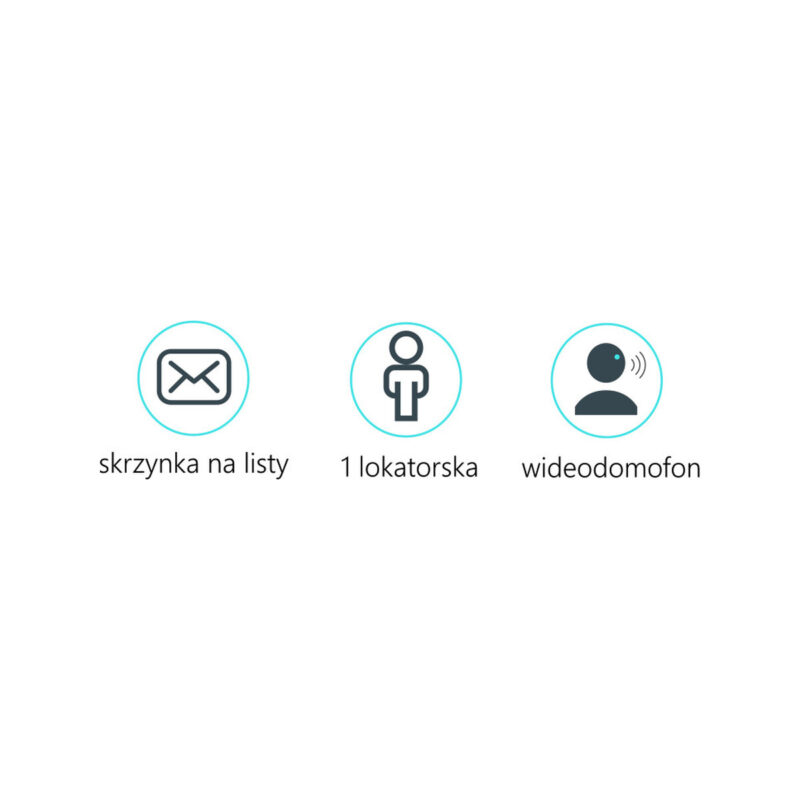 Skrzynka na listy Vidos S551-SKM z wbudowanym wideodomofonem
