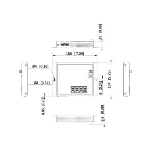 Switch Hikvision DS-3T1510P-SI-FLT(O-STD)/No Power unit
