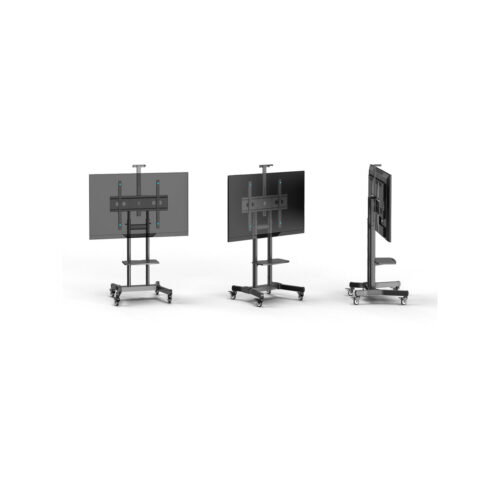 Mobilny stojak do TV 50"-90" do 90 kg ONKRON TS1891 Czarny