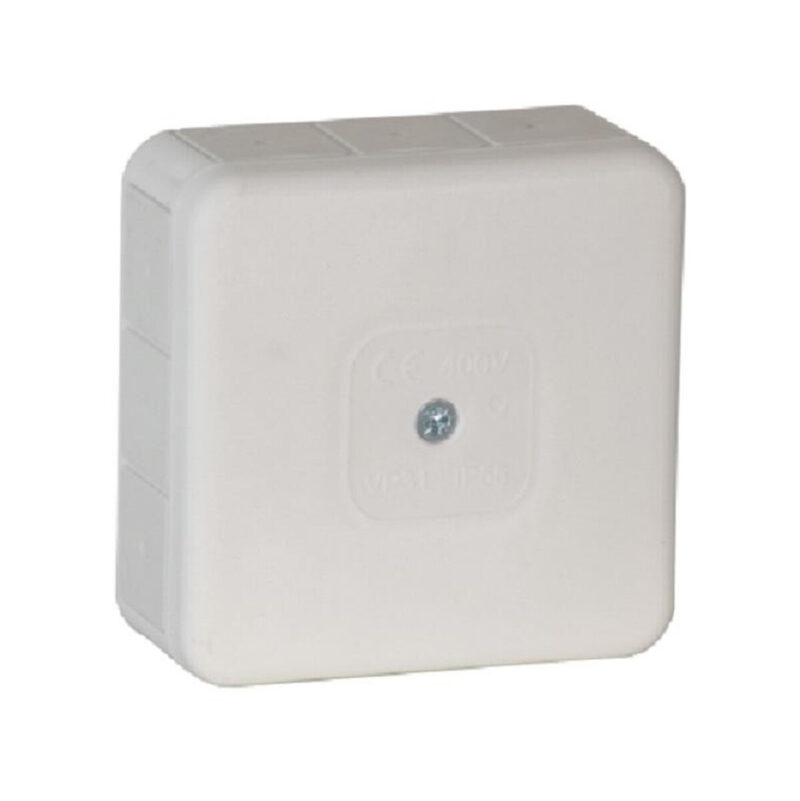 Puszka natynkowa pusta 12 wlotów VIPLAST VP-31 BIAŁA IP55 85x85x37mm 031-01