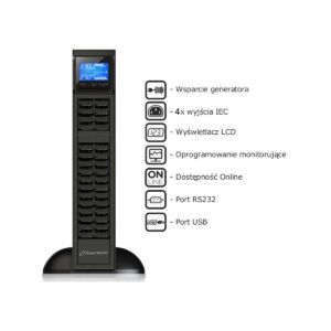 UPS ZASILACZ AWARYJNY PowerWalker VFI 3000 CRS