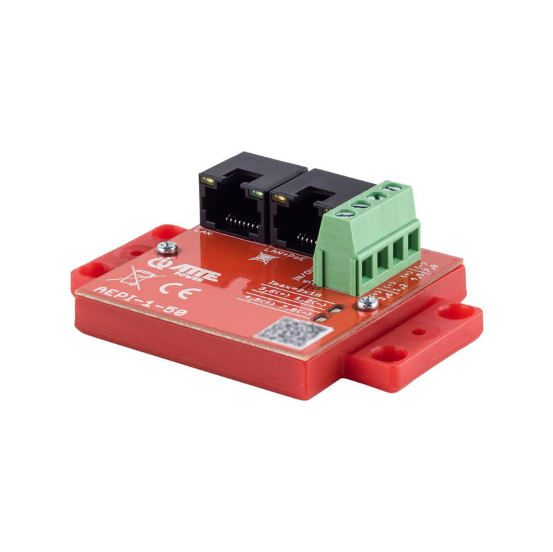 35a8e73a3a0e42aeb56bade3cd36a0e3_original Adapter PoE PASSIVE 1 kanałowy 10/100/1000Mbps ATTE AEPI-1-50