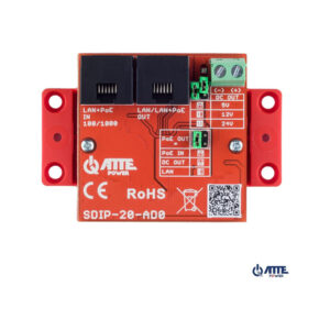 Adapter PoE obniżający napięcie ATTE SDIP-20-AD0