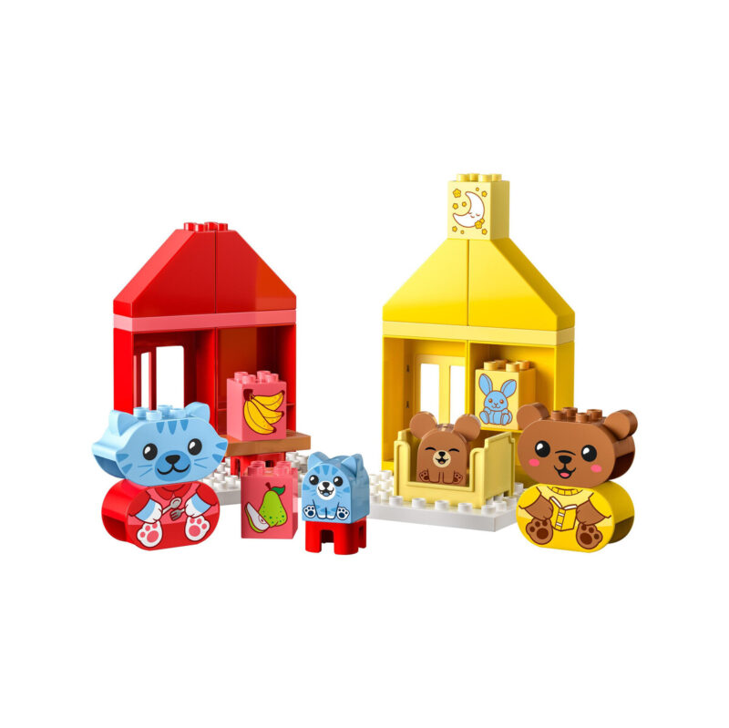Klocki LEGO Duplo - Codzienne czynności - jedzenie i pora snu
