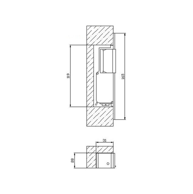 ZACZEP ELEKTRA R2 WĄSKI LEWY