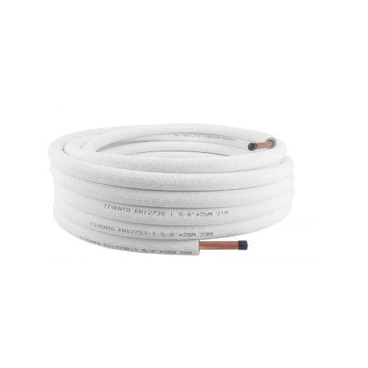 Rura Miedziana w otulinie 3/8 krąg 50 m Tivento Flex