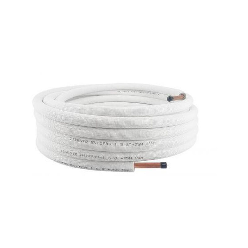 Rura Miedziana w otulinie 1/4 krąg 25 m Tivento Flex
