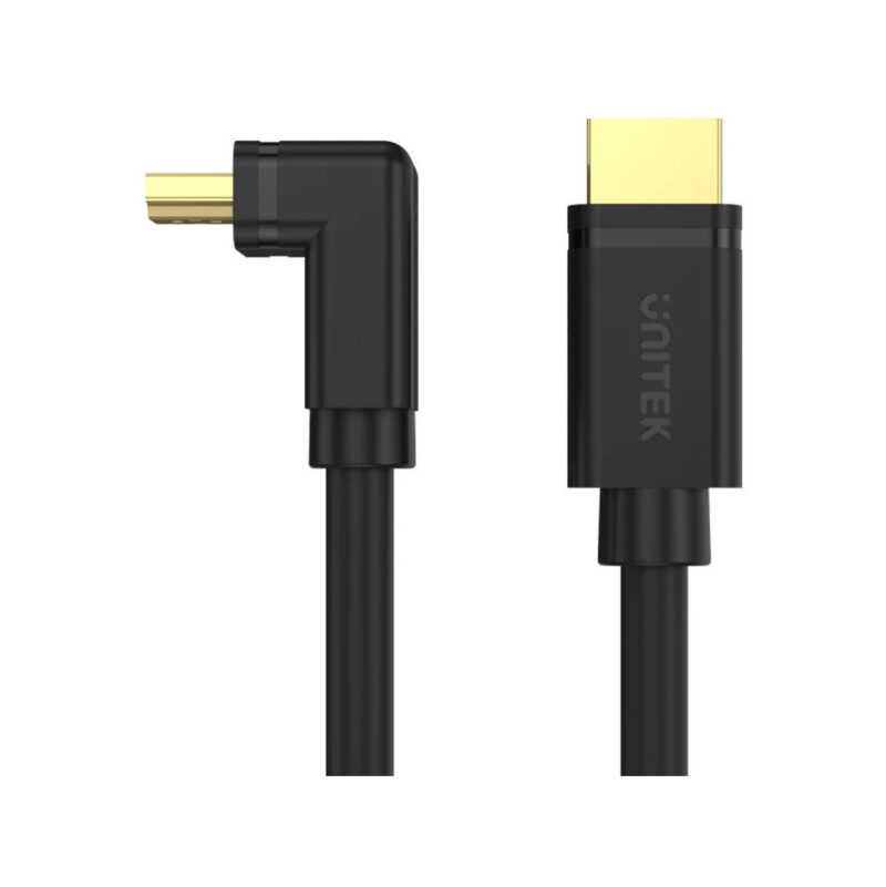 Kabel HDMI Unitek Y-C1002 kątowy HDMI 2.0 90 stopni 4K 3m