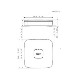 REJESTRATOR IP DAHUA NVR2104-I2