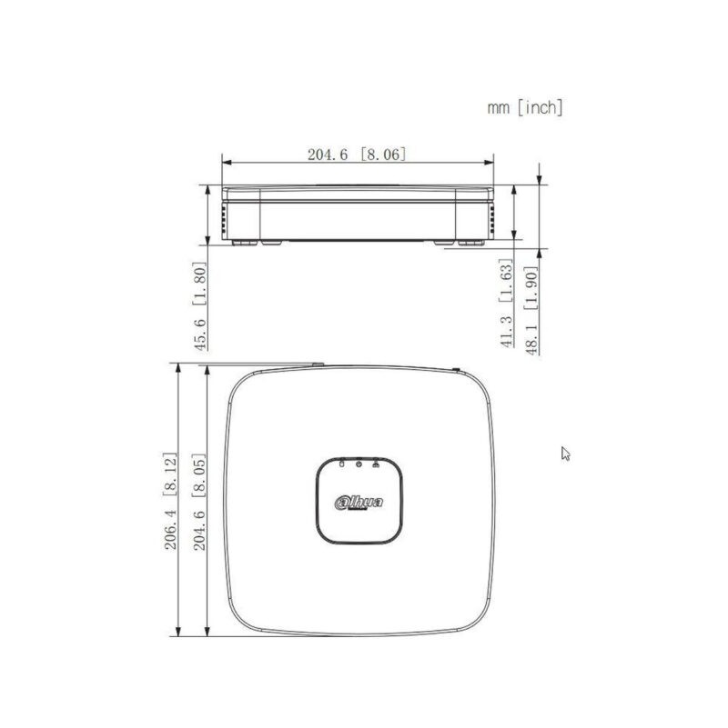 REJESTRATOR IP DAHUA NVR2104-I2