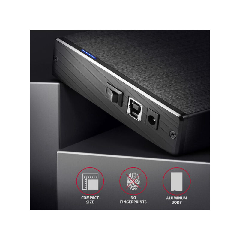 Obudowa zewnętrzna AXAGON EE35-XA3  aluminiowa, USB 3.2 Gen 1 SATA 3G 3.5"