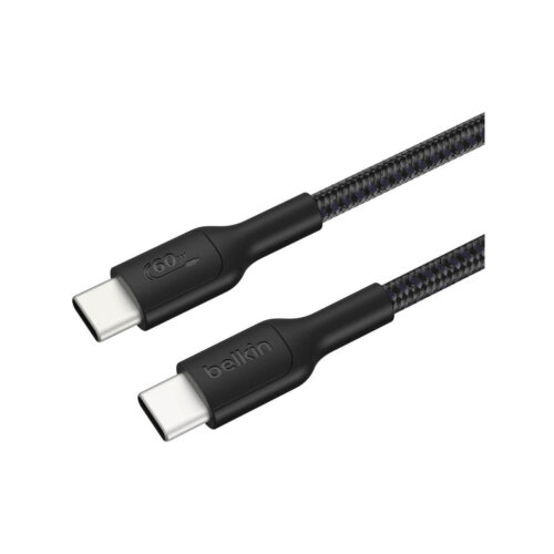 Kabel USB-C / USB-C Belkin 60W 2 m do Nintendo Switch2 w oplocie, czarny
