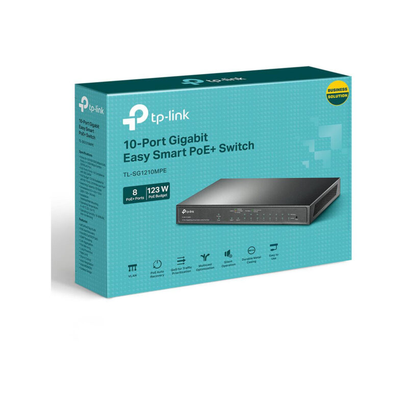 SWITCH TP-LINK TL-SG1210MPE