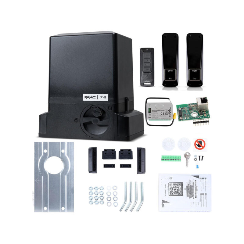 Zestaw Delta 3 SMART - FAAC 741 (Wi-Fi+LAN+BLE) do 900kg bram przesuwnych