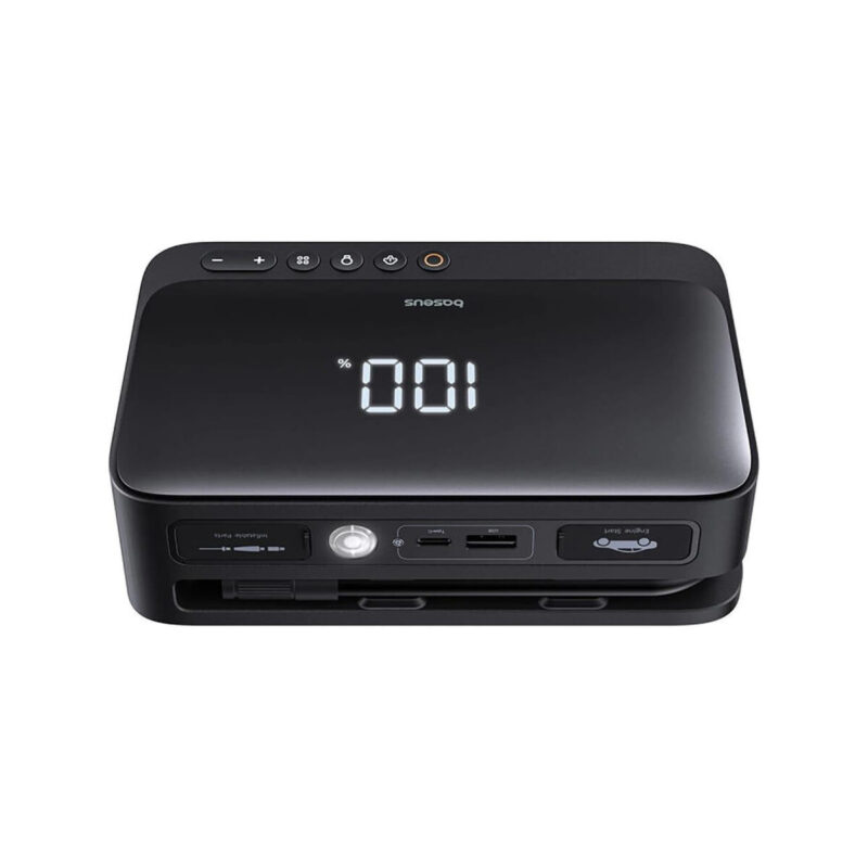 POWERBANK BOOSTER Baseus Super Energy Jump Starter BS-CH013 6000mAh 600A Z LATARKĄ I KOMPRESOREM