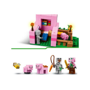 Klocki LEGO Minecraft 21268 - Dom prosiaczka