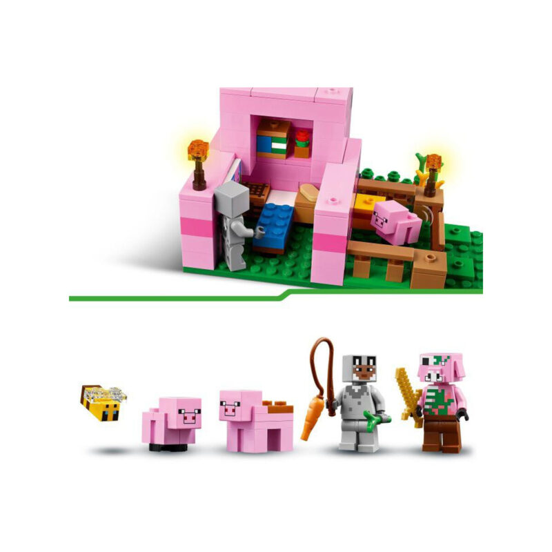 Klocki LEGO Minecraft 21268 - Dom prosiaczka